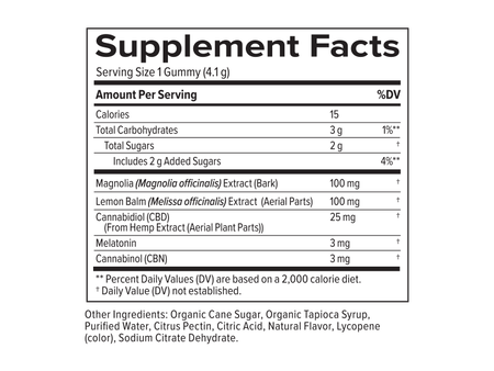 Extra Support Sleep+ CBD Gummies 30ct